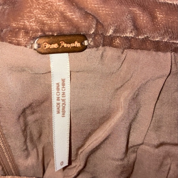 Free People Sparkling Sequin Mini Skirt - Rose Gold - Picture 3 of 9